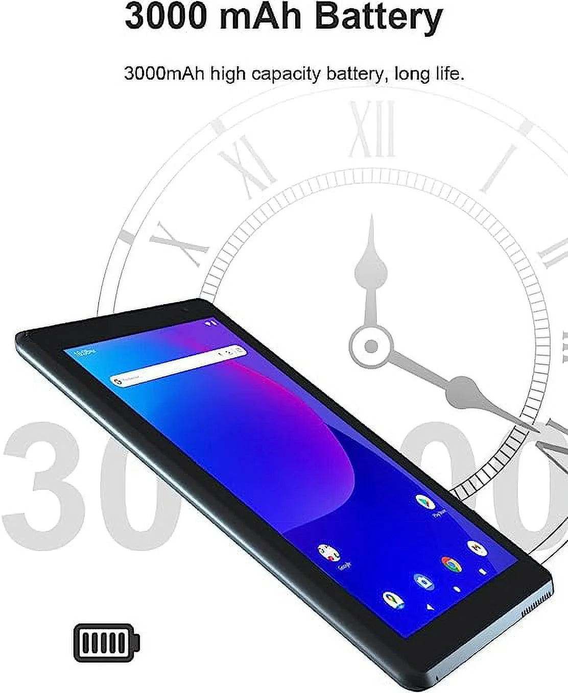 7 Inch Tablet, Android Tablet PC, 32GB Storage 2GB RAM Tablets Quad-Core Processor Android Tablet PC Dual Camera, Wifi, Bluetooth Computer Tablet (Black)