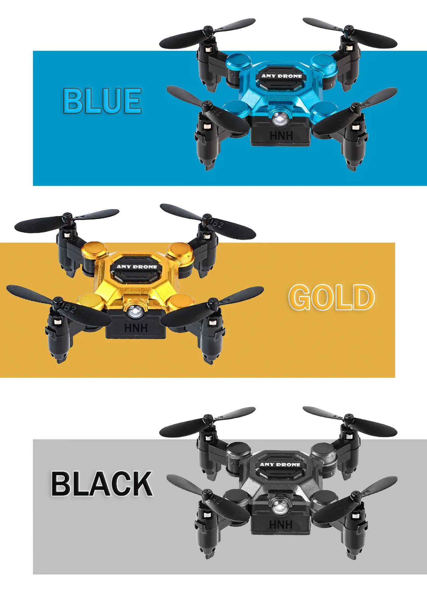 4K Foldable Mini Drone for Kids, Drone with Camera, Portable RC Quadcopter with Altitude Hold 3D Flips and Headless Mode Easy to Fly