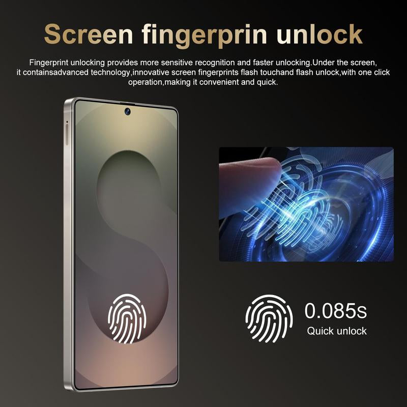 25Ultra Android Smartphone, 6.8 Inch Screen, Octa-Core Processor, 4+64GB RAM Storage, Dual Camera, USB-C Charging, Dual Sim Support