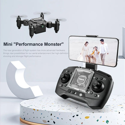 4K Foldable Mini Drone for Kids, Drone with Camera, Portable RC Quadcopter with Altitude Hold 3D Flips and Headless Mode Easy to Fly