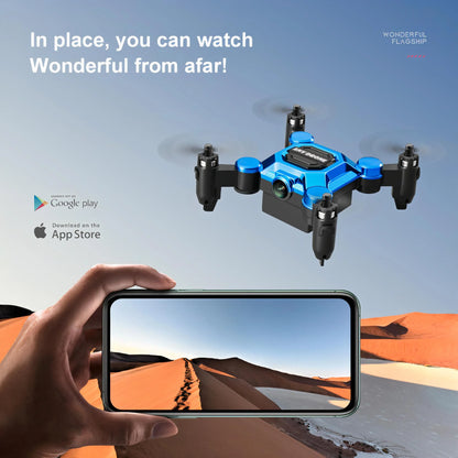 4K Foldable Mini Drone for Kids, Drone with Camera, Portable RC Quadcopter with Altitude Hold 3D Flips and Headless Mode Easy to Fly