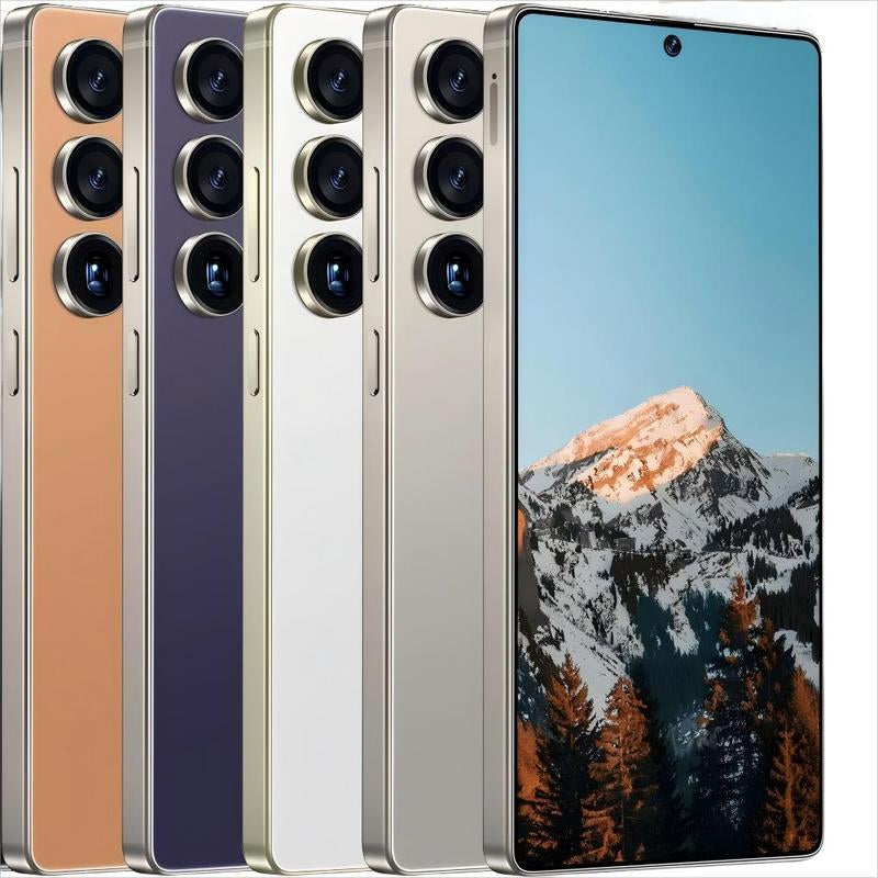 25Ultra Android Smartphone, 6.8 Inch Screen, Octa-Core Processor, 4+64GB RAM Storage, Dual Camera, USB-C Charging, Dual Sim Support