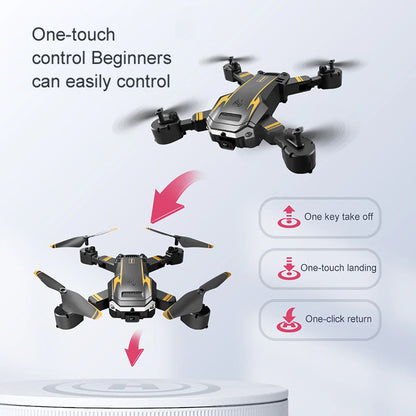 Drone with Camera for Adults Kids 1080P 8K HD Dual Camera Remote Control Drone RC Aircraft Quadcopter W/ 3 Batteries for Long Flight Mini Foldable Drone for Beginners Toys Gifts for Boys Girls
